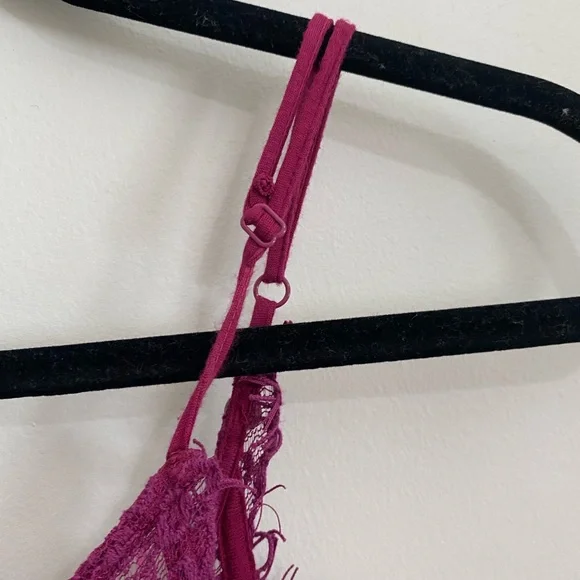 Free people purple lace mini dress - Picture 4 of 12